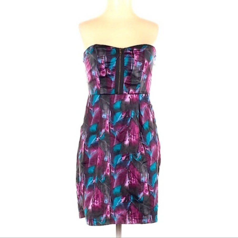Strapless Vintage Mini Dress